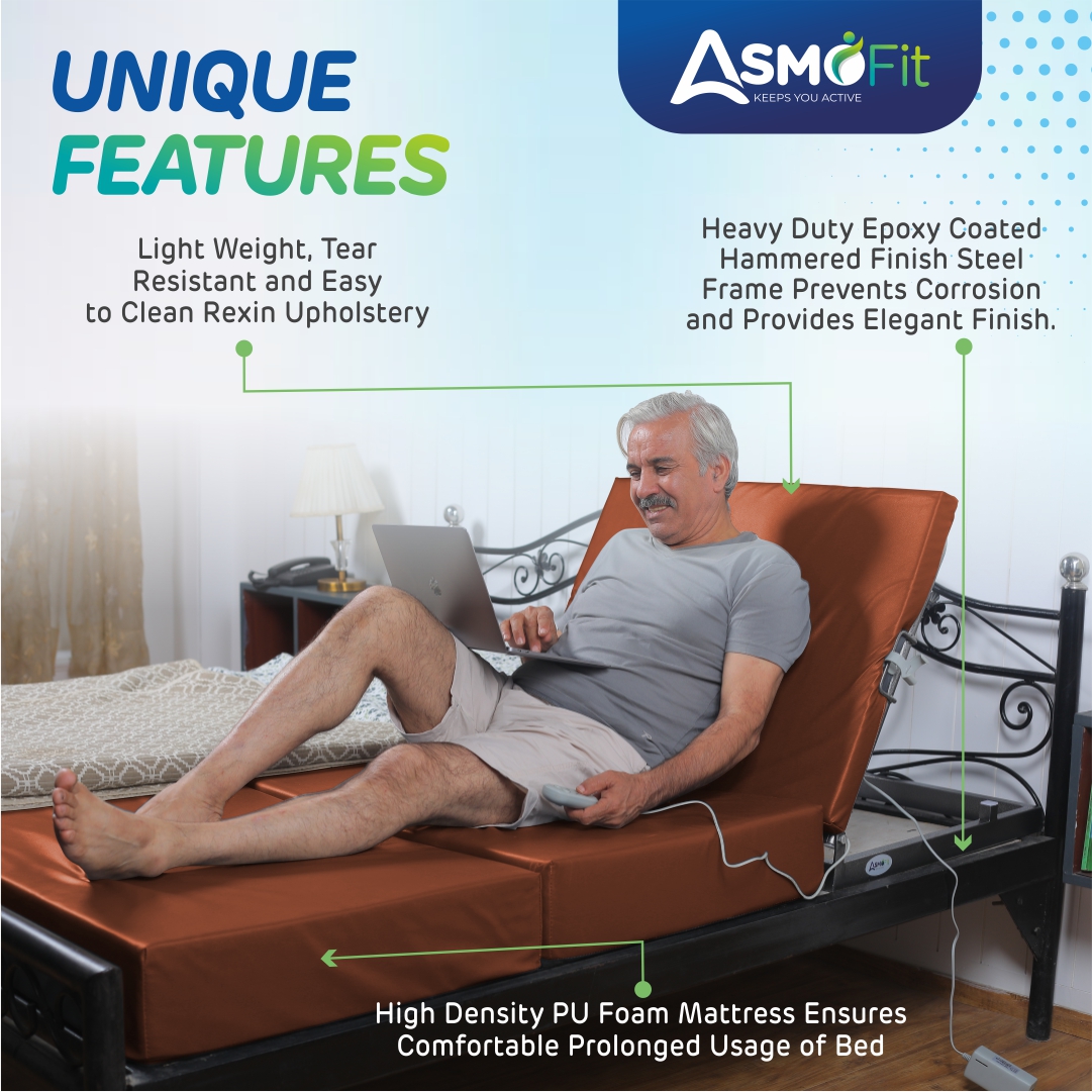 Orthopedic Support Motorized Recliner Tan Brown