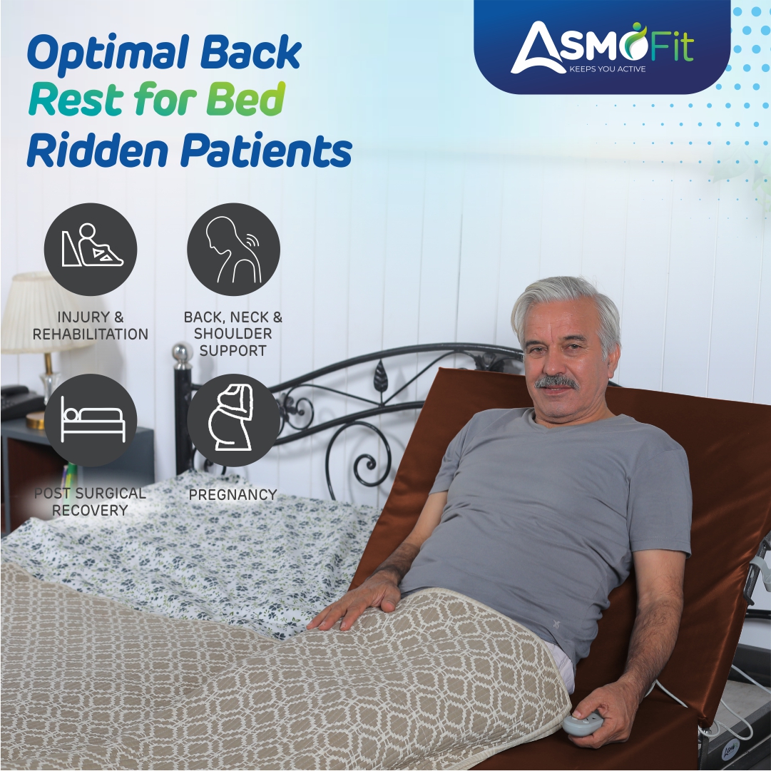 Orthopedic Support Motorized Recliner Tan Brown