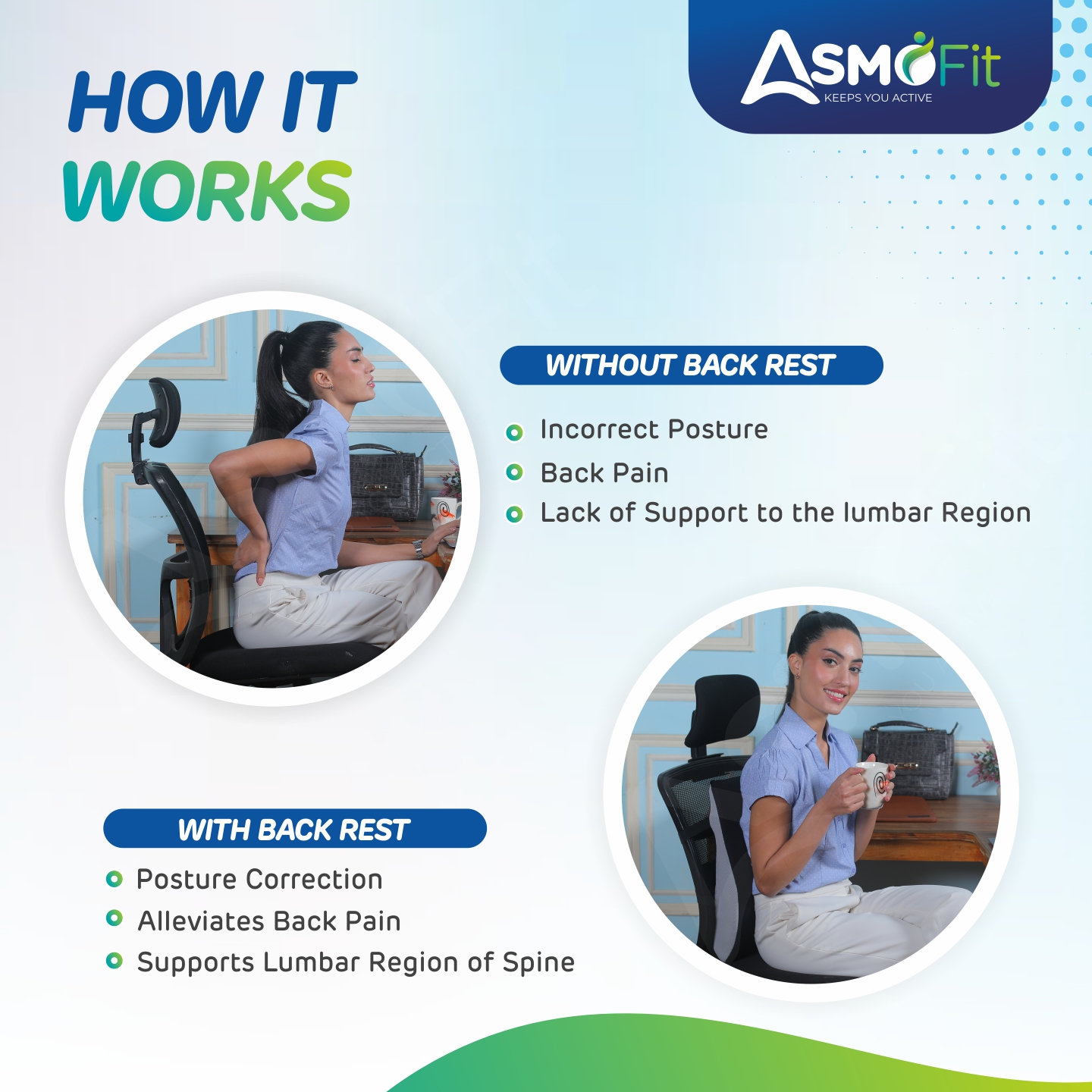 Orthopedic Backrest Pillow