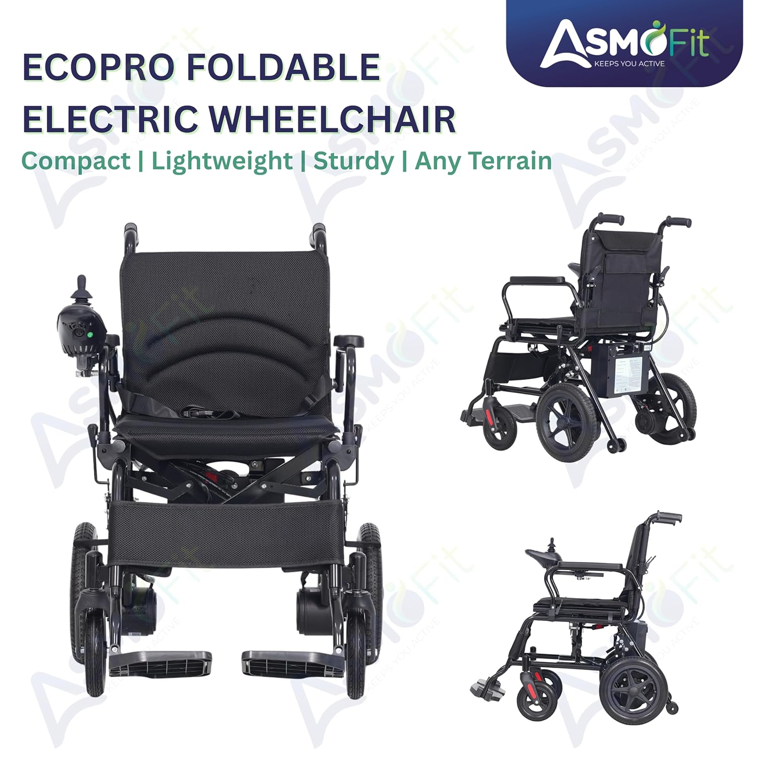 Asmofit Ecopro Foldable Electric Wheelchair