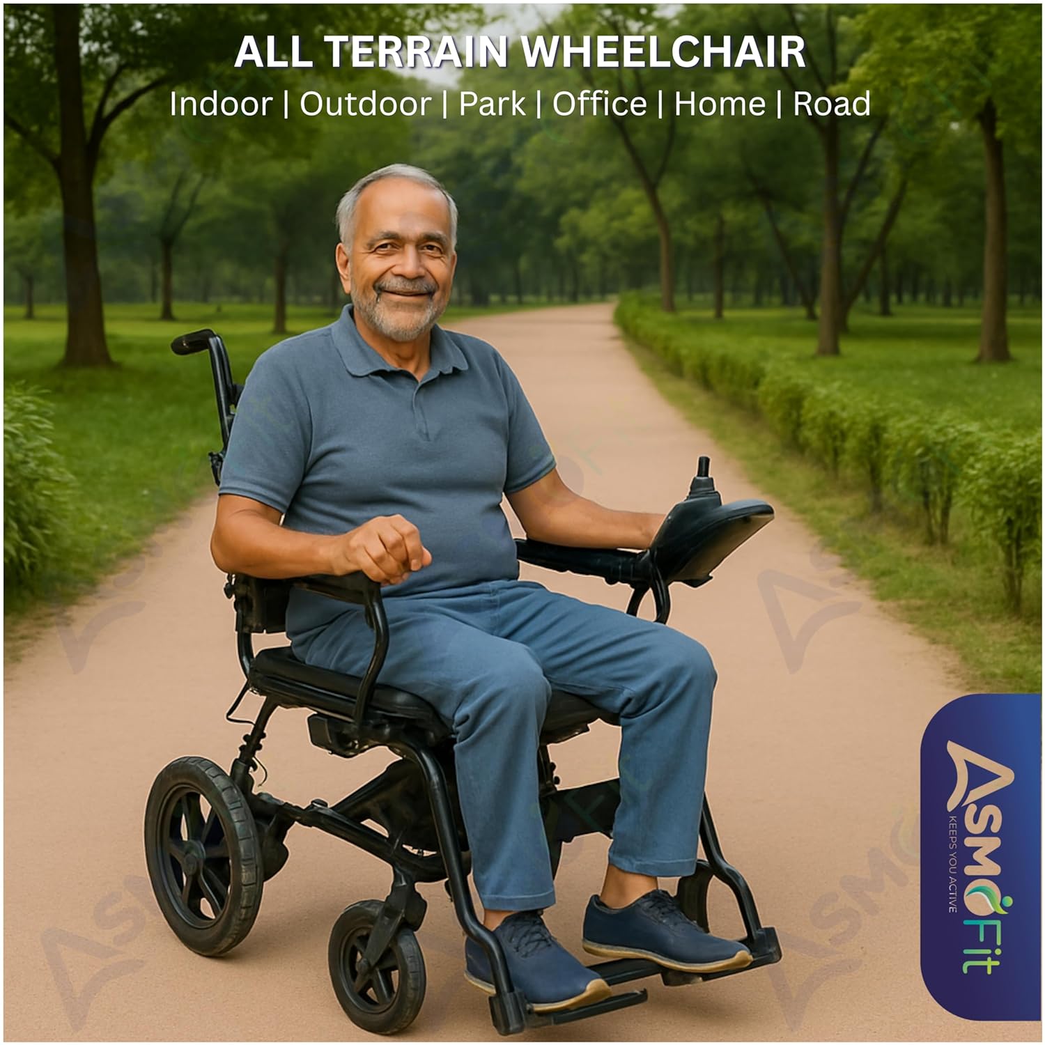 Asmofit Ecopro Foldable Electric Wheelchair