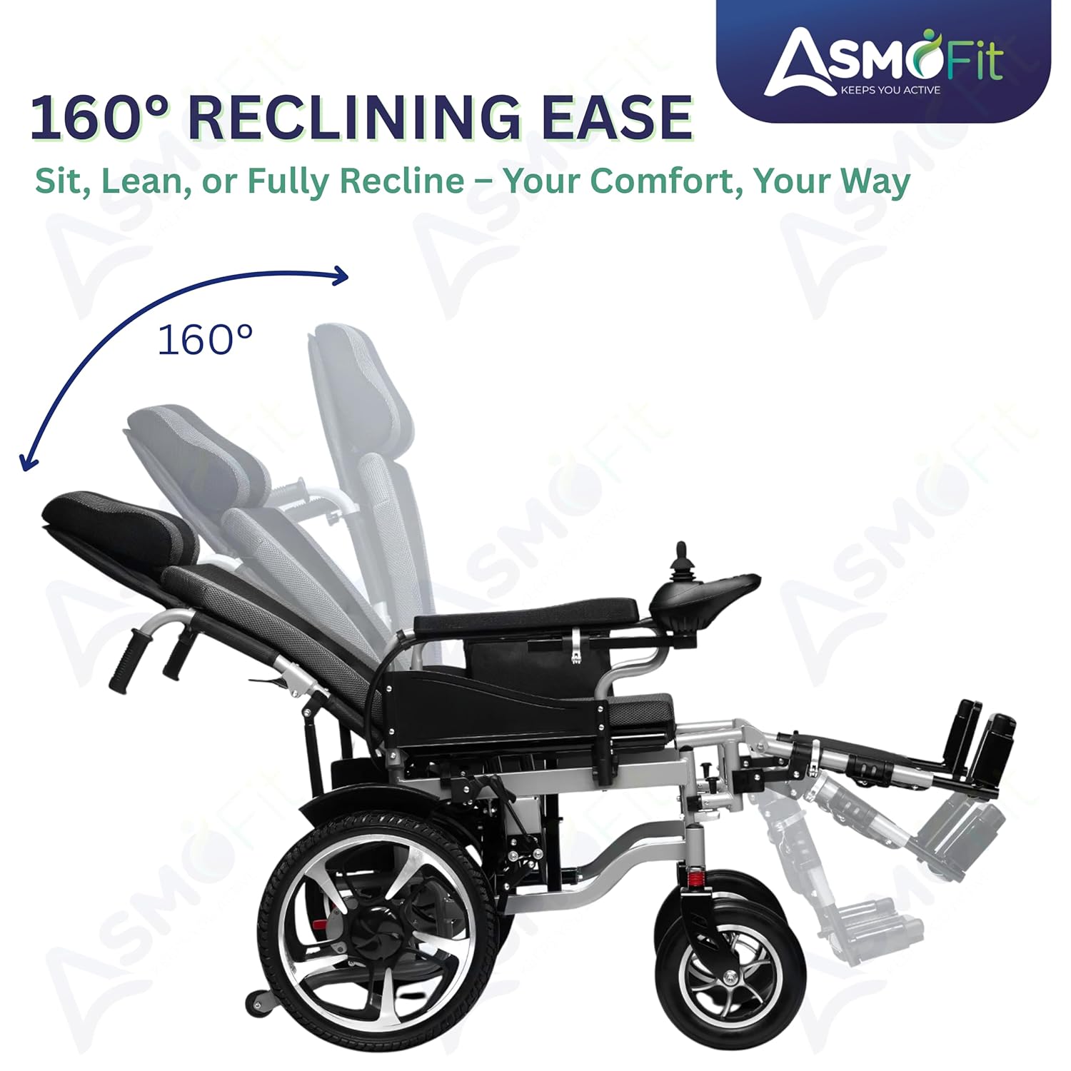 Asmofit Bariatric Recliner Electric Wheelchair
