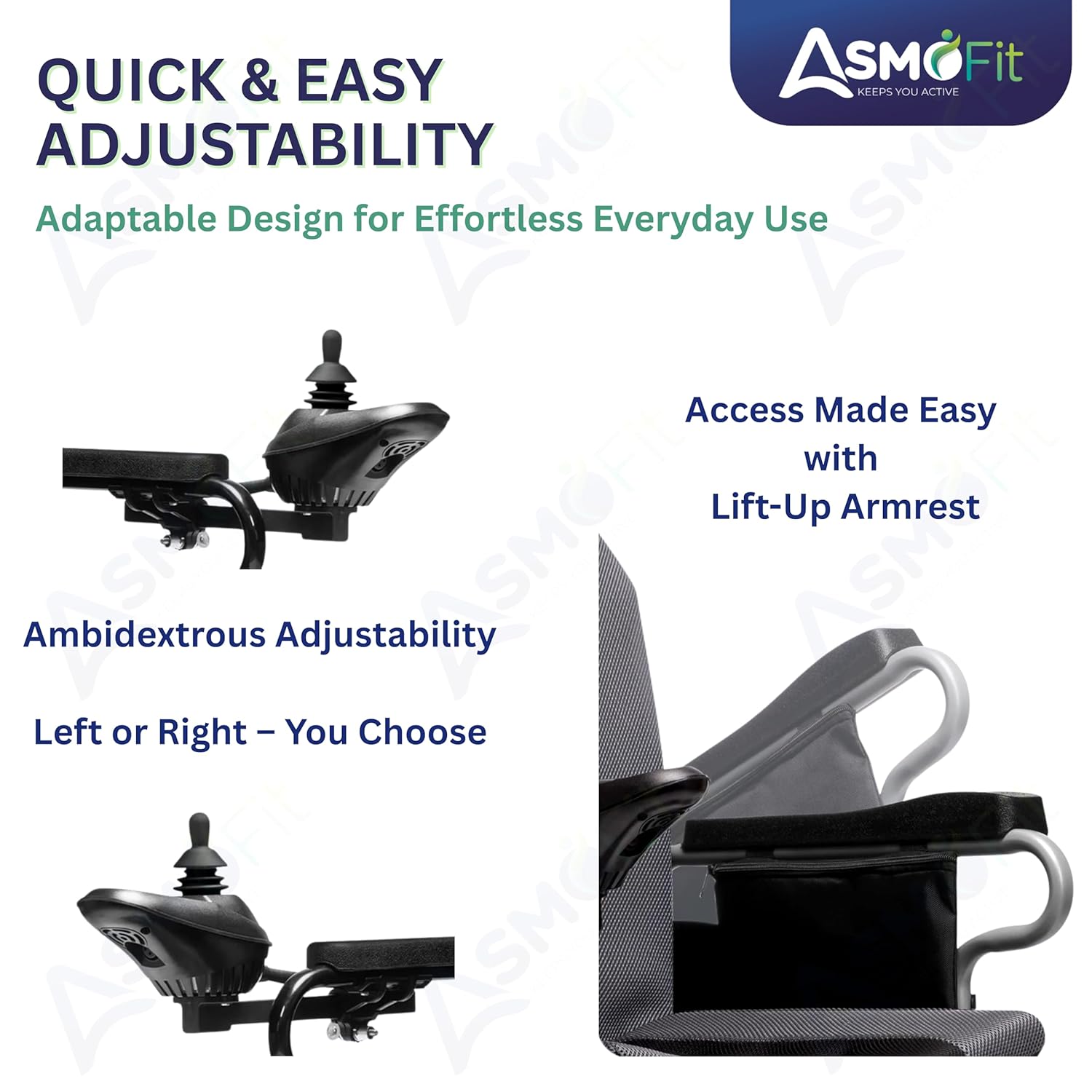 Asmofit Bariatric Recliner Electric Wheelchair